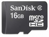 cartão micro sd 16GB com adaptador SD