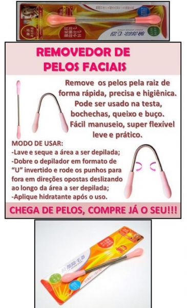 Removedor de Pêlo Facial (FRETE GRATIS PARA TODO O BRASIL)